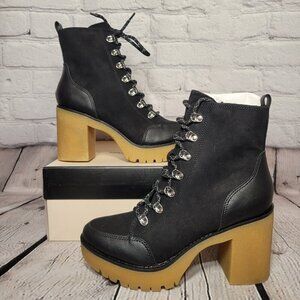 Sun + Stone Lennonn Platform Block Heel Botties
